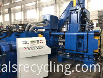 Y83W-250 Horizontal Ferrous Non-Ferrous Waste Metal Briquette Recycling Machine